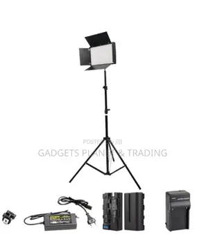 Pro LED 800 Photography Rechargeable Light Batteries Stand