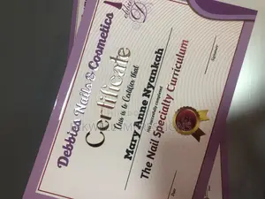 Quality Certificate With 3d Embossment