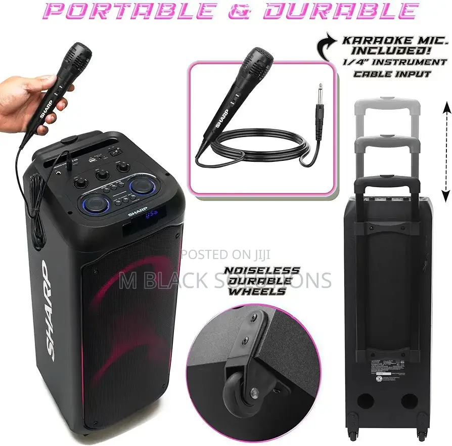 Sharp Ps-935 Bluetooth Party Speaker