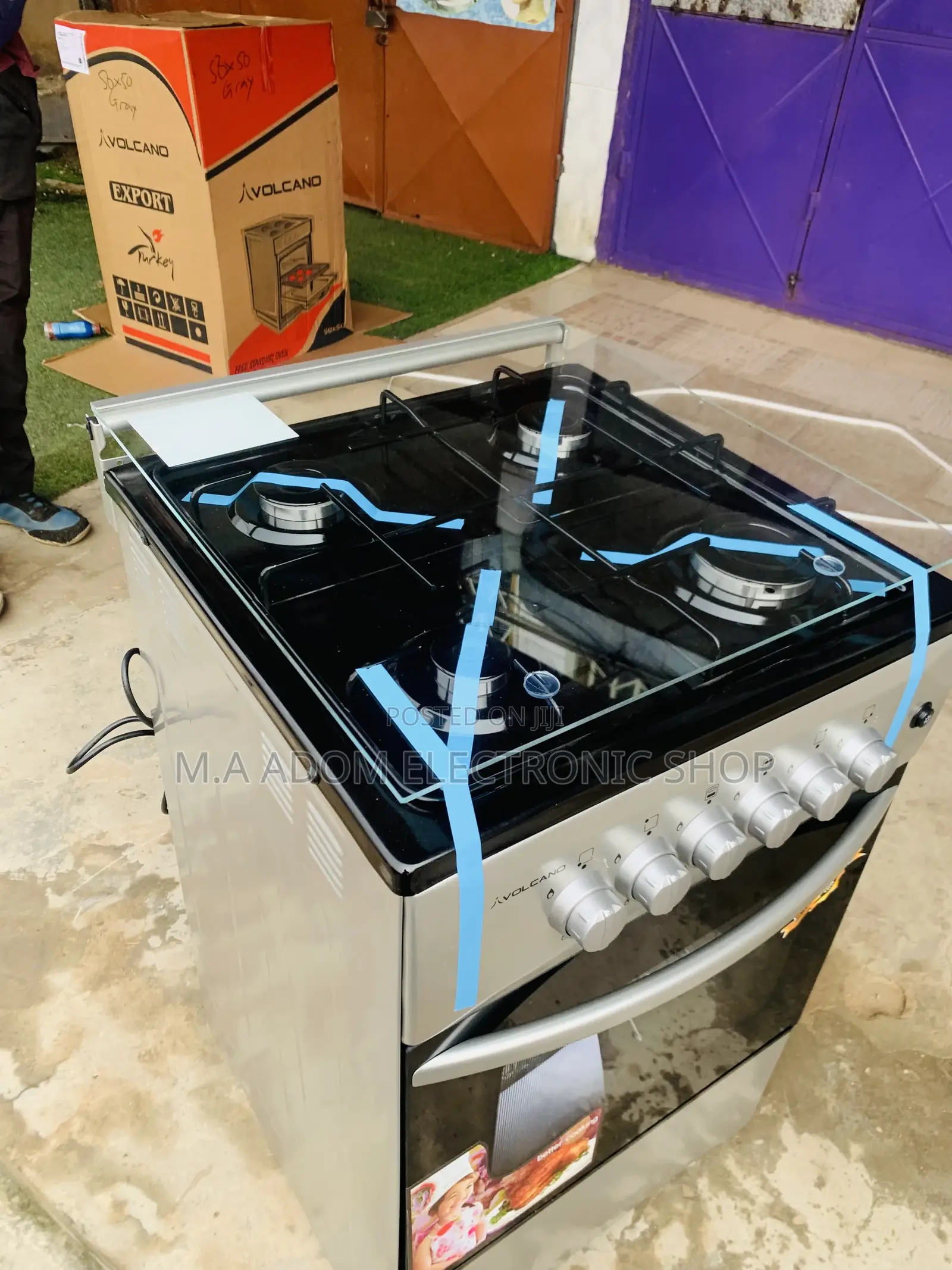 Shop Affordable Volcano 50x50 Gas Oven 4 Burner.