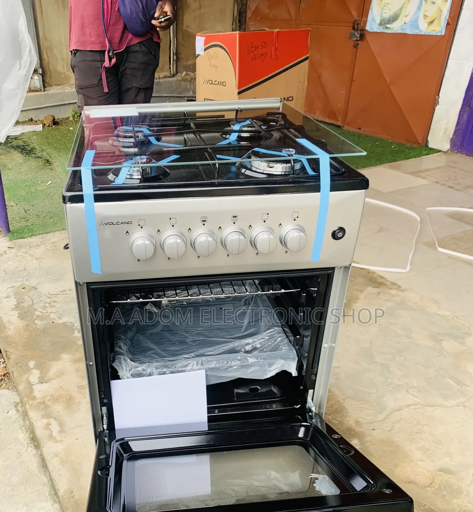 Purchase Authentic Volcano 50x50 Gas Oven 4 Burner.