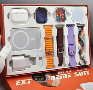 MVP 135 Smart Watch Suit With Airpods Wireless Power Bank