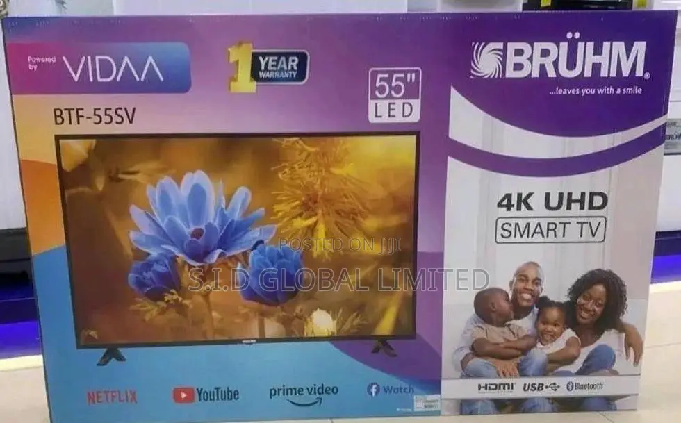 Valuable Bruhm 55′′ LED-UHD Smart OS (BTF-55SV)