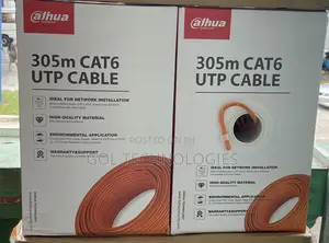 Dahua 305m Cat6 Utp Cable (1000ft) Orange