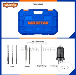 Wadfow 800W Rotary Hammer - Two Chucks Wrh1d26-2