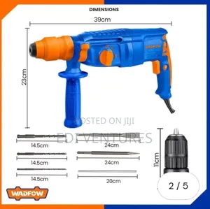 Wadfow 800W Rotary Hammer - Two Chucks Wrh1d26-2