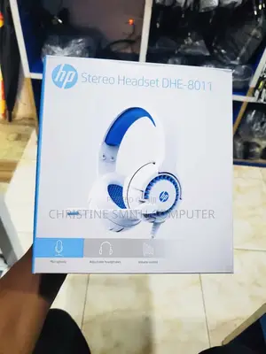 Hp Stereo Adjustable Computer Headset With Mic And Led