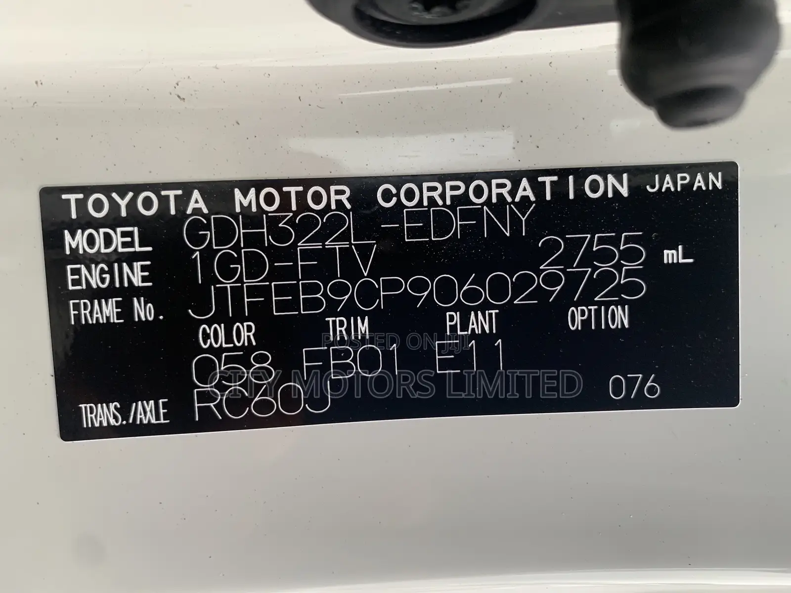 New Toyota HiAce 2023 White