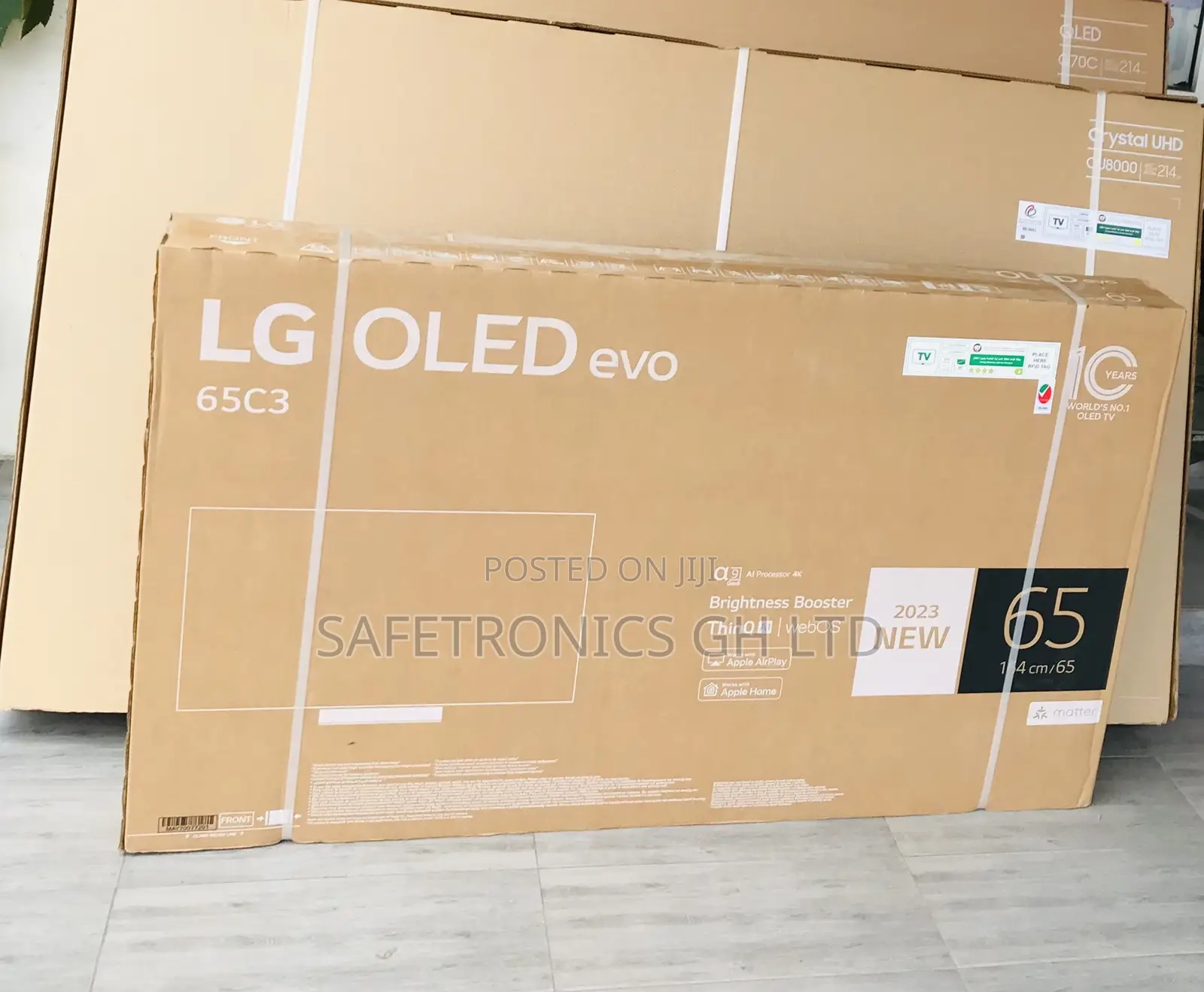Authentic (Black) OLED 65cs Inch LG Smart New Tv 