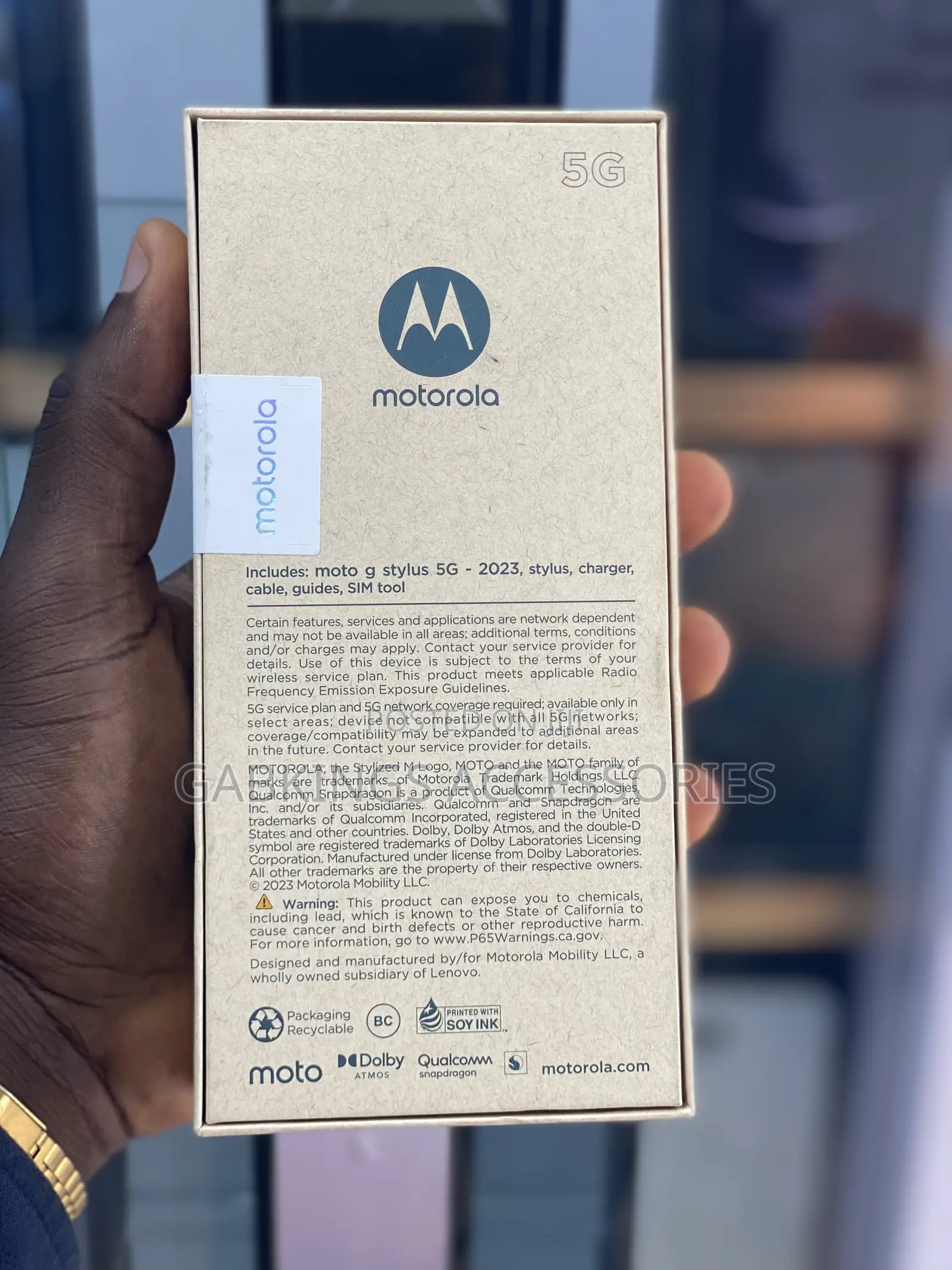 New Motorola Moto G Stylus 5G -2023 256 GB Black