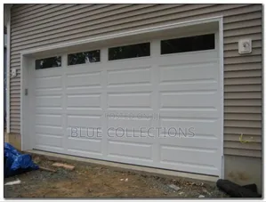 18 ×8 Automated Garage Door With Fanlight and Remote