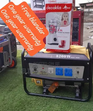 Generator Nulux 8200W 7.5kva Pull Start Generator Petrol