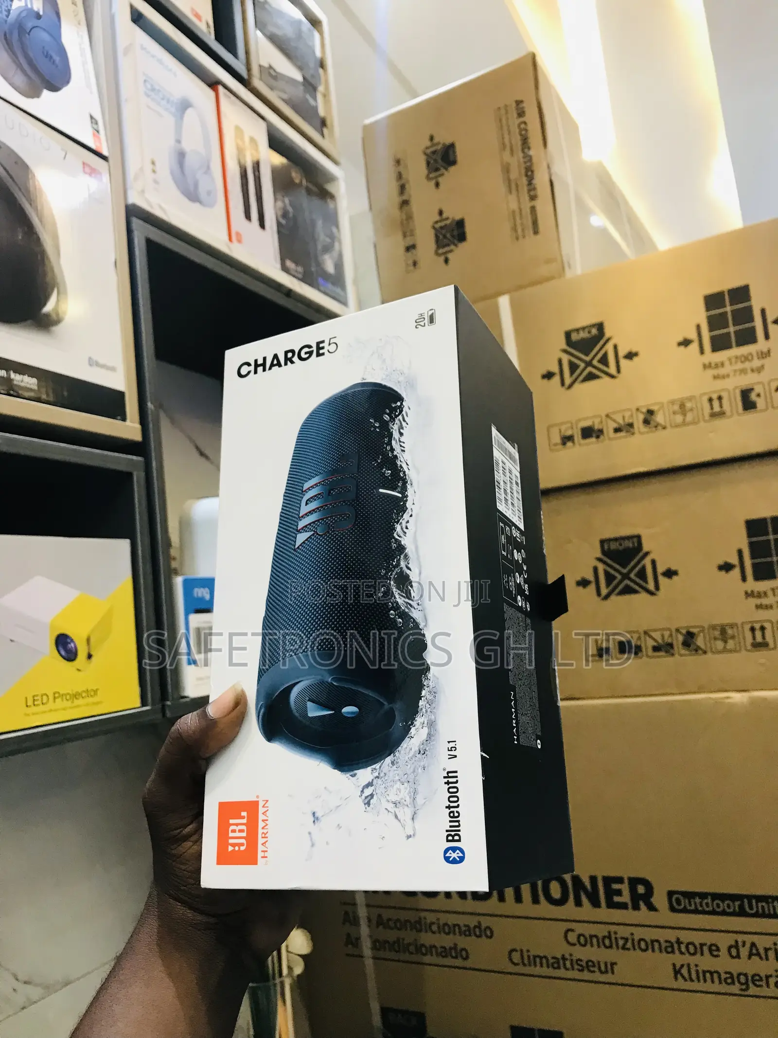 Unique Best Charge 5 JBL Bluetooth Wireless (Black)