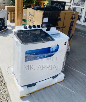 Affordable Midea 12kg Top Load Electric Washing Machine.
