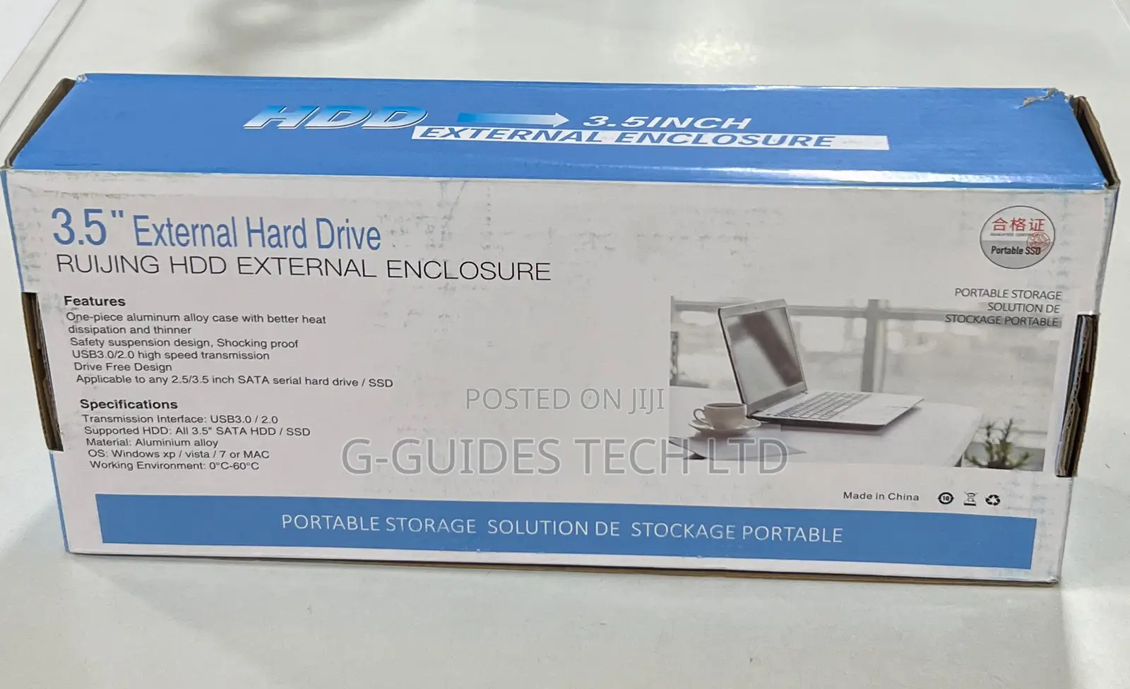 3.5” HDD External Case USB 3.0, 3.5” HDD Enclosure Upto 10tb
