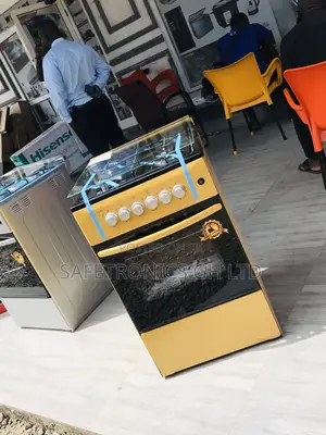 Elegant New 4 Gas (Gold) Oven/Grill Volcano 50by50 