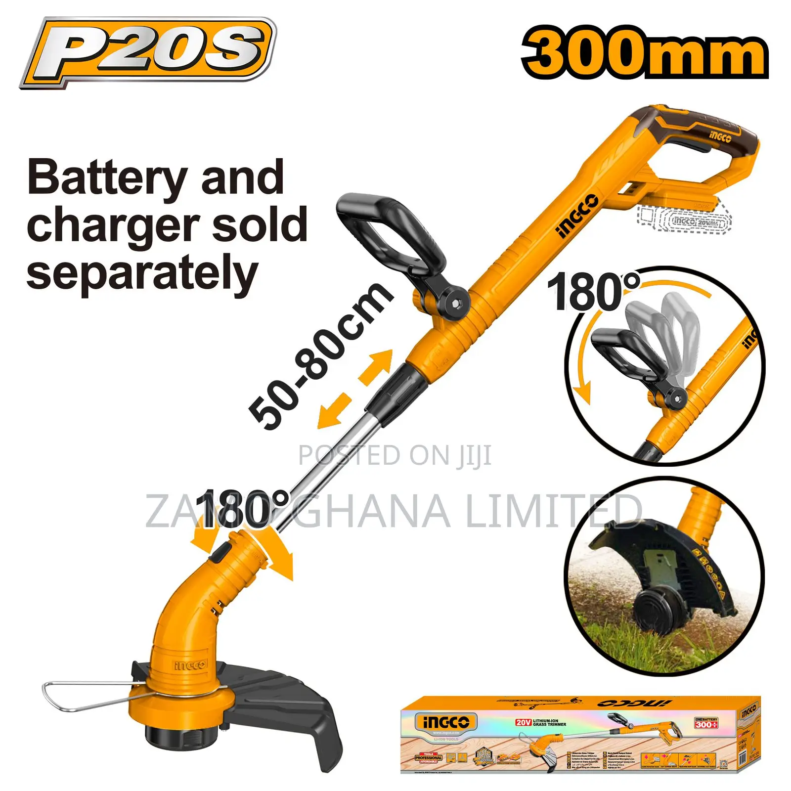 Lithium-Ion Grass Trimmer 20v - Cgtli20018