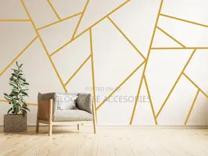 Gold Strip Wall Sticker Tape for Room Decoration