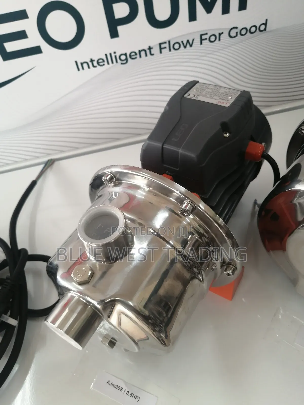 0.5hp LEO Water Pump - Stainless Steel Water Pump