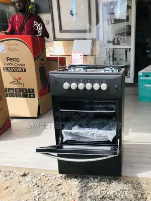 50x55 Volcano Authentic New 4 Gas(Black) Oven/Grill