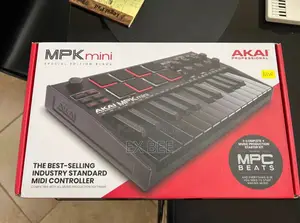 Akai MPK Mini Mk3 Midi Controller (All Black)