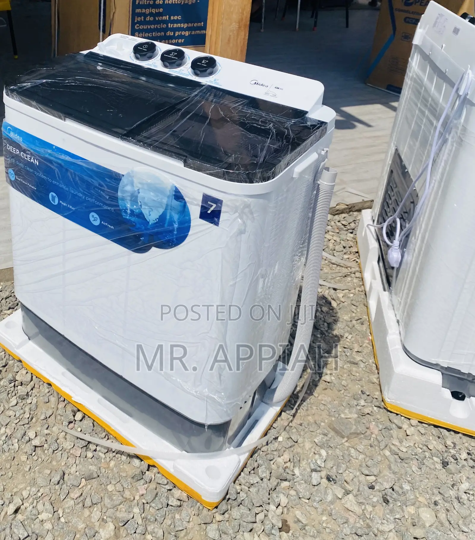 Elegantly Designed Midea 7kg Electric Washing Machine.