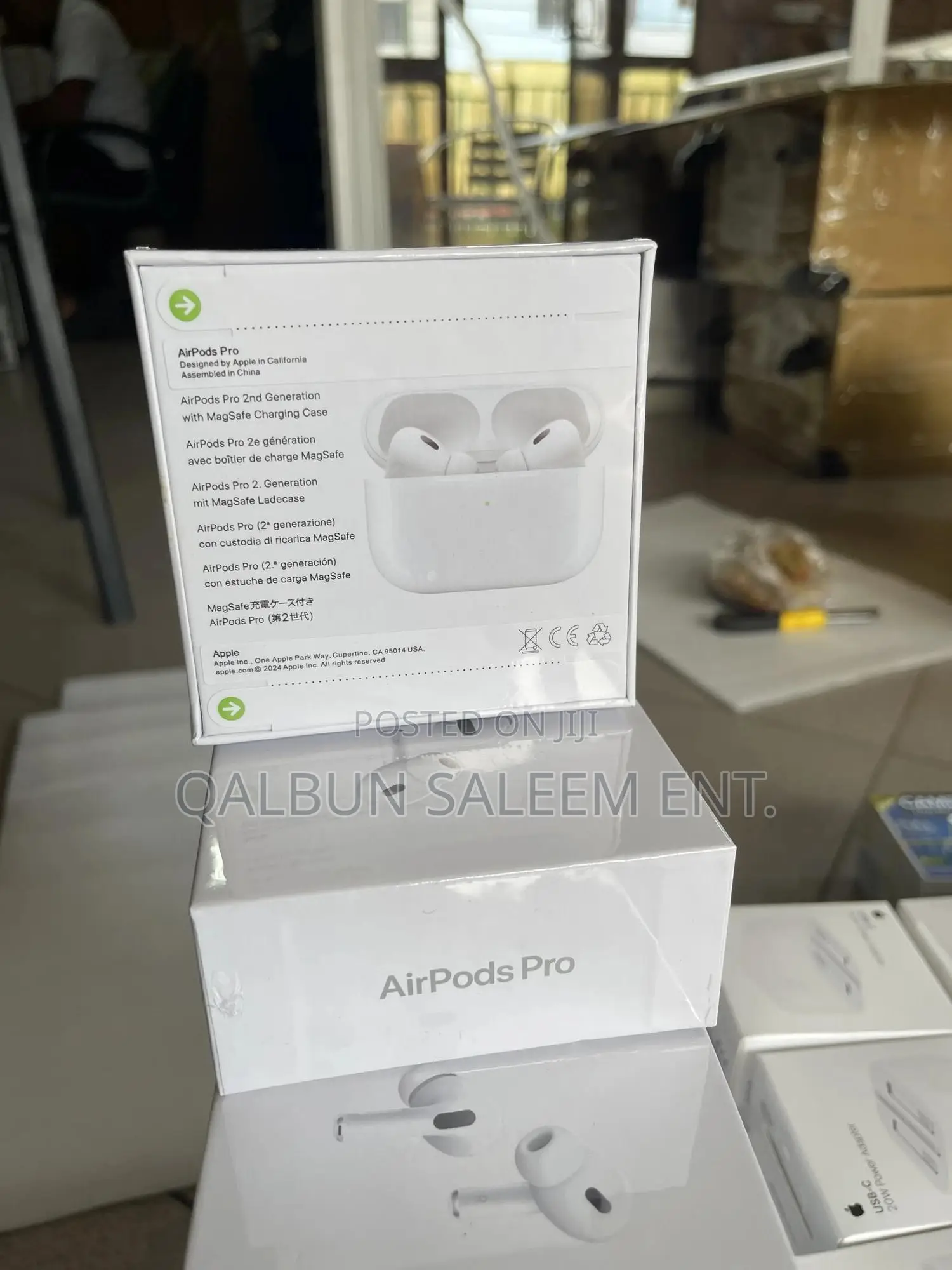 Original and Brand-New Apple Airpods Pro 2nd Generation With Free Case