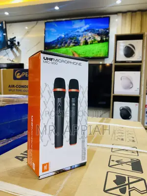 Classic JBL Wireless Two Microphone System,Black.