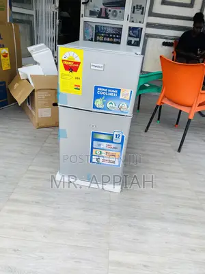 Durable Nasco 2 Door Electric Table Top Fridge(Gray).
