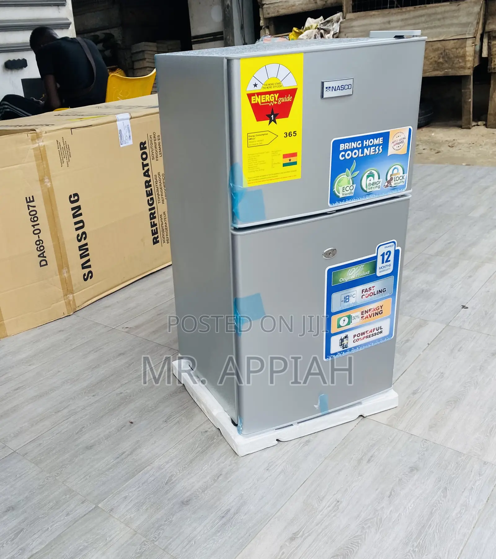 Purchase Authentic Nasco 2 Door Electric Table Top Fridge.