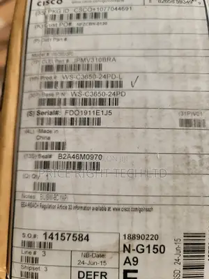 Brand New Cisco Catalyst Ws-C3650-24ps-L