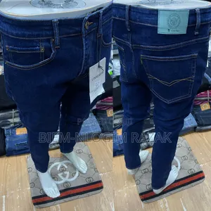 High Quality Plain Blue N Black Jeans Available in Stock