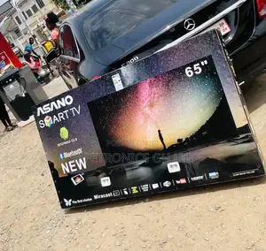 Lastest New  Asano 65 Inch Smart Led (Black) Tv