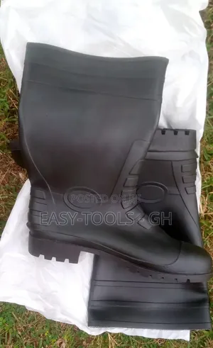 Heavy Duty Solid Wellington Boot ,Metalic Steel Protection