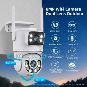 Dual Lens Wifi CCTV Camera
