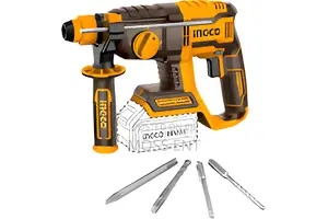 Cordless Rotary Hammer Set With Battery + Accs - Crhli202081