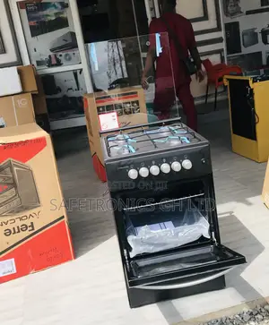 (Black) 4 Gas Oven/Grill 50by50 Volcano 