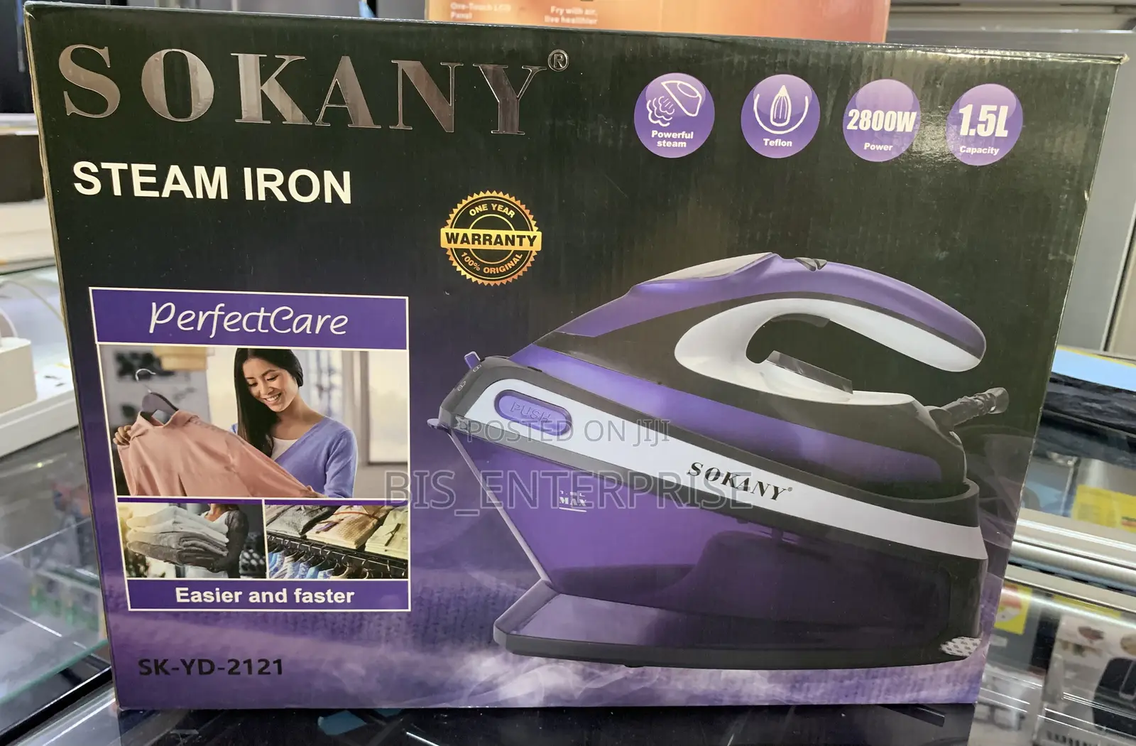 SOKANY Steam Iron 2800w