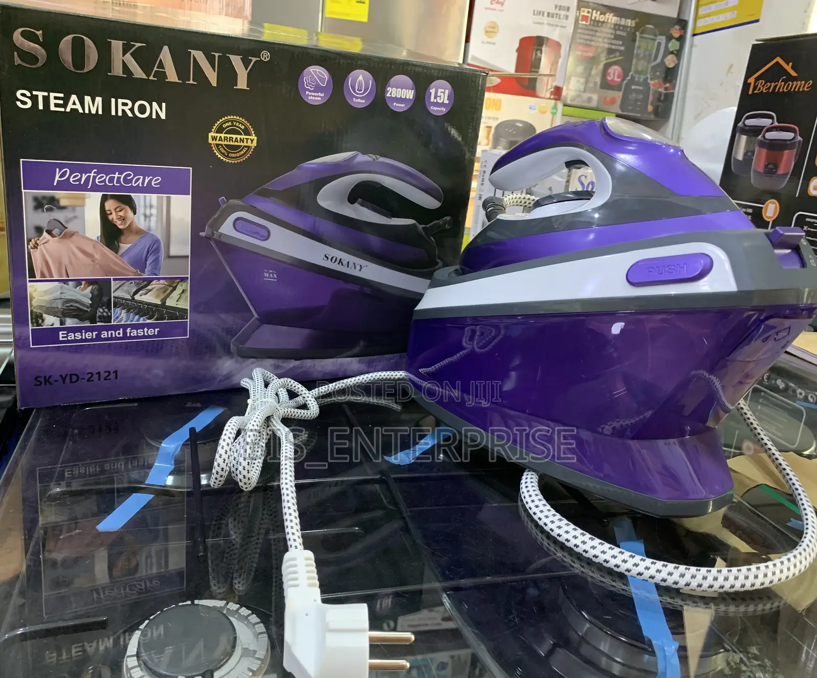SOKANY Steam Iron 2800w