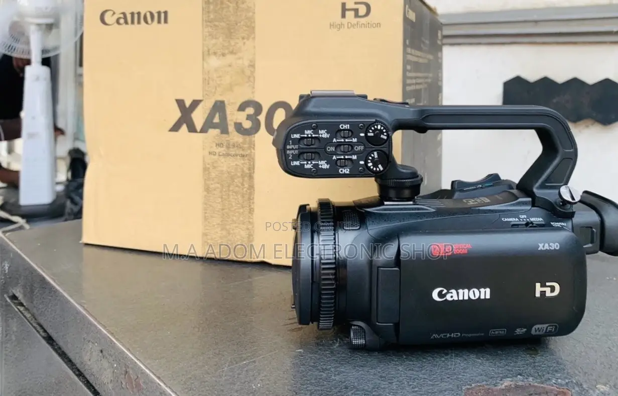Well Design Canon XA30 Professional Camcorder(Black).