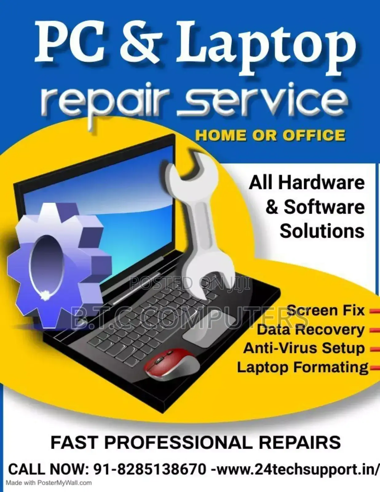 Laptop Computer Repairs Installations