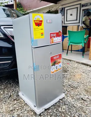 Authentic Zara 14TM Double Door Electric Fridge(Gray).