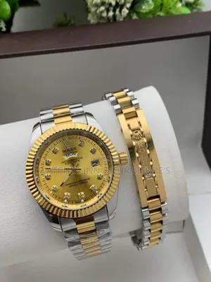 Rolex Men's Stainless Wristwatch With Bracelet