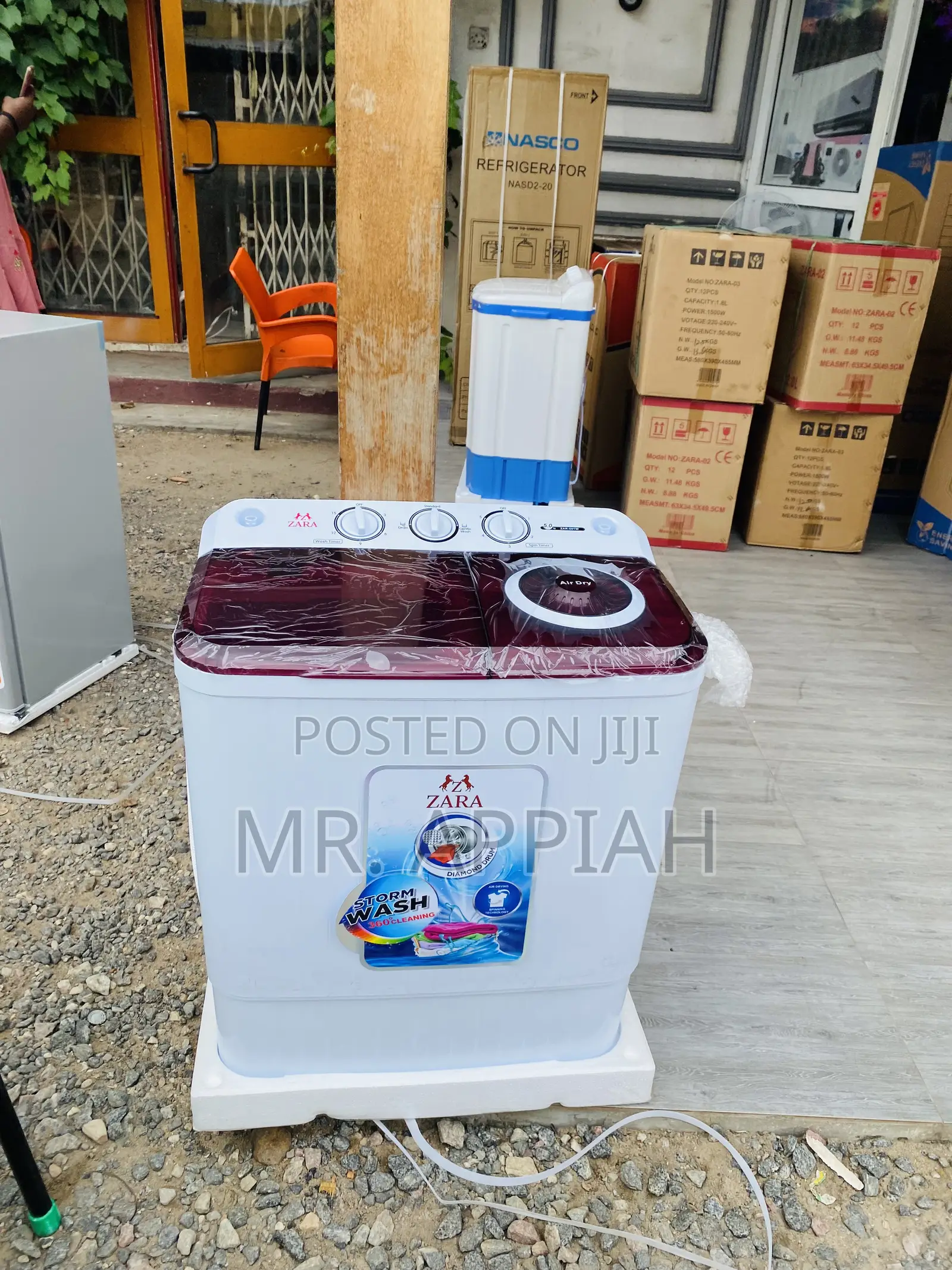 Twin Tub Zara 5kg Top Load Electric Washing Machine.