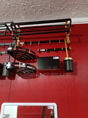 A Set Of Accessories. Black Gold