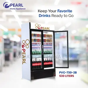 Pearl 500 Litre Double Door Display Fridge