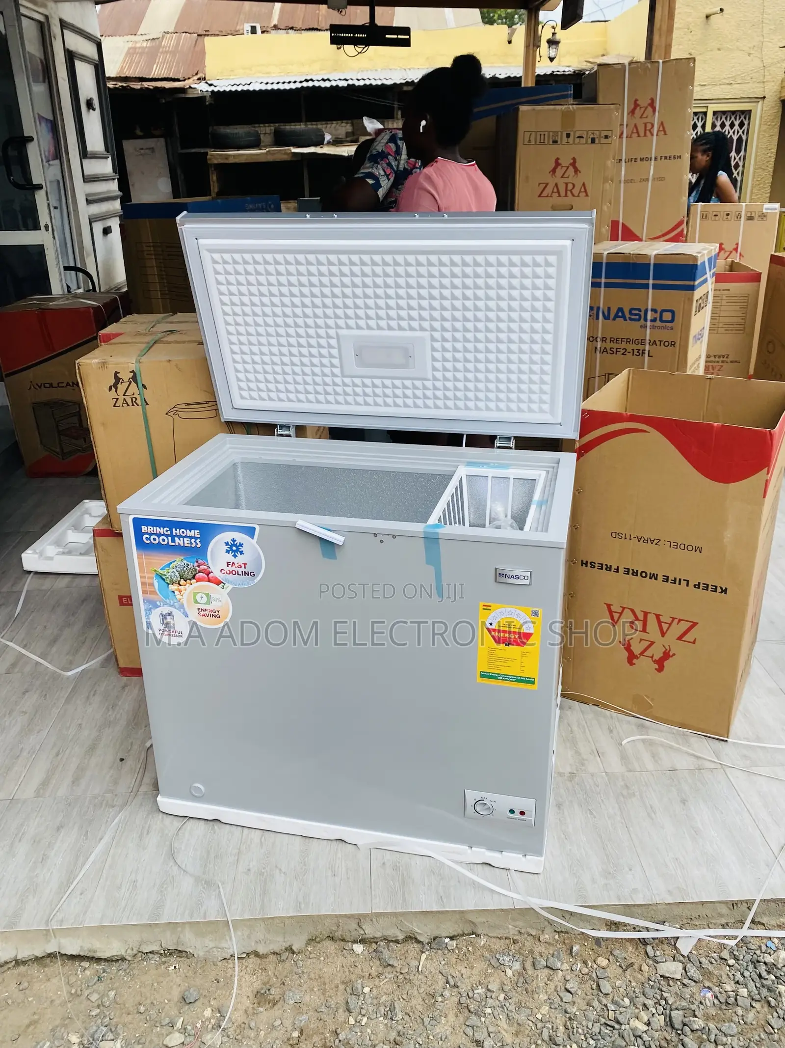 Quality Yet Affordable Nasco 200L Single Door Freezer,Nas210