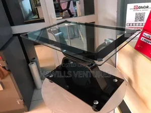 Black Rectangle Side Table.
