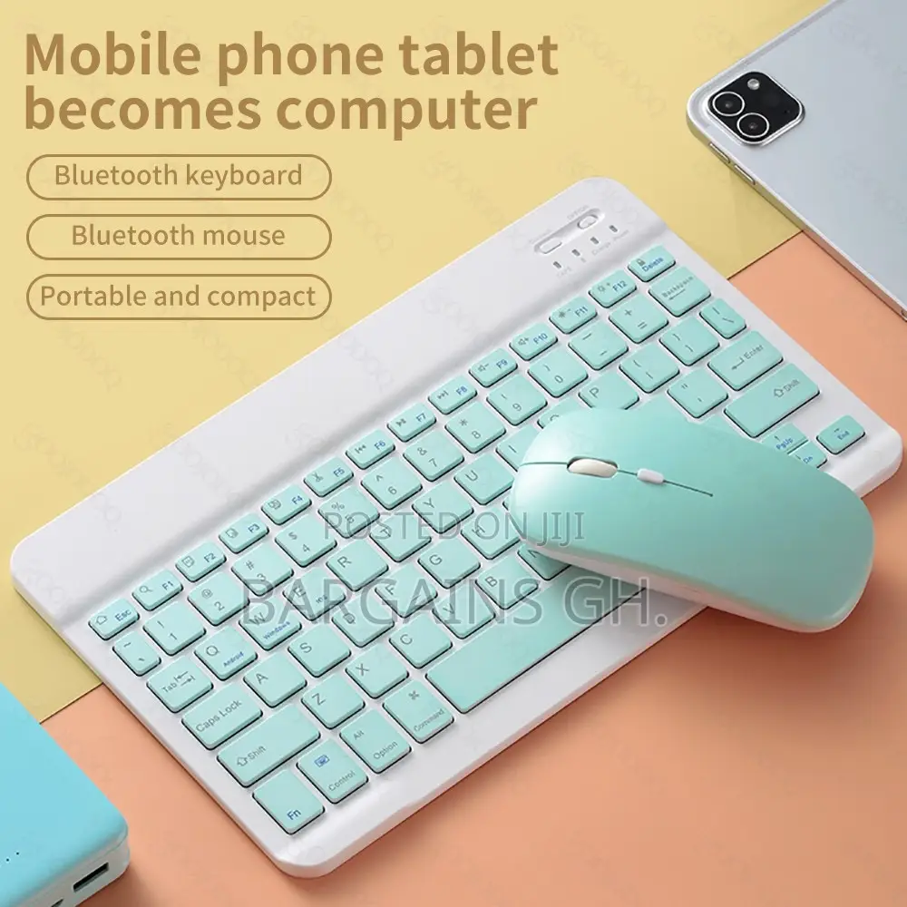 Rechargeable Wireless Bluetooth Keyboard and Mouse