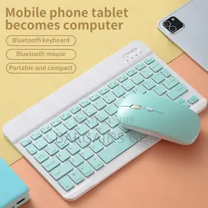 Rechargeable Wireless Bluetooth Keyboard and Mouse